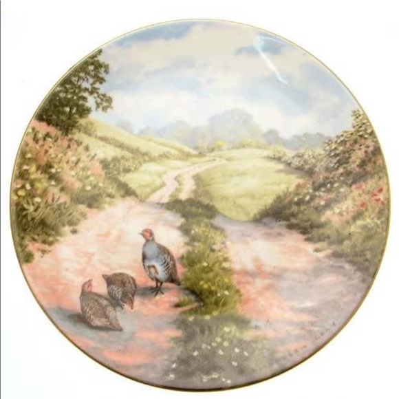 Royal Doulton Along the Lane by Elizabeth Gray Decorative Plate 1984 - Picture 1 of 7